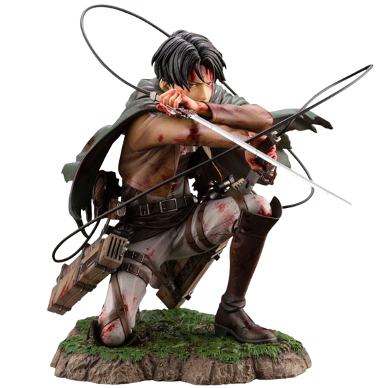 attack on titans figurine levi no bg - Chris Stapleton Store