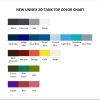 tank top color chart - Chris Stapleton Store